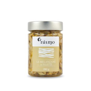 Lamelles d’aubergines à l’huile d’olive vierge extra